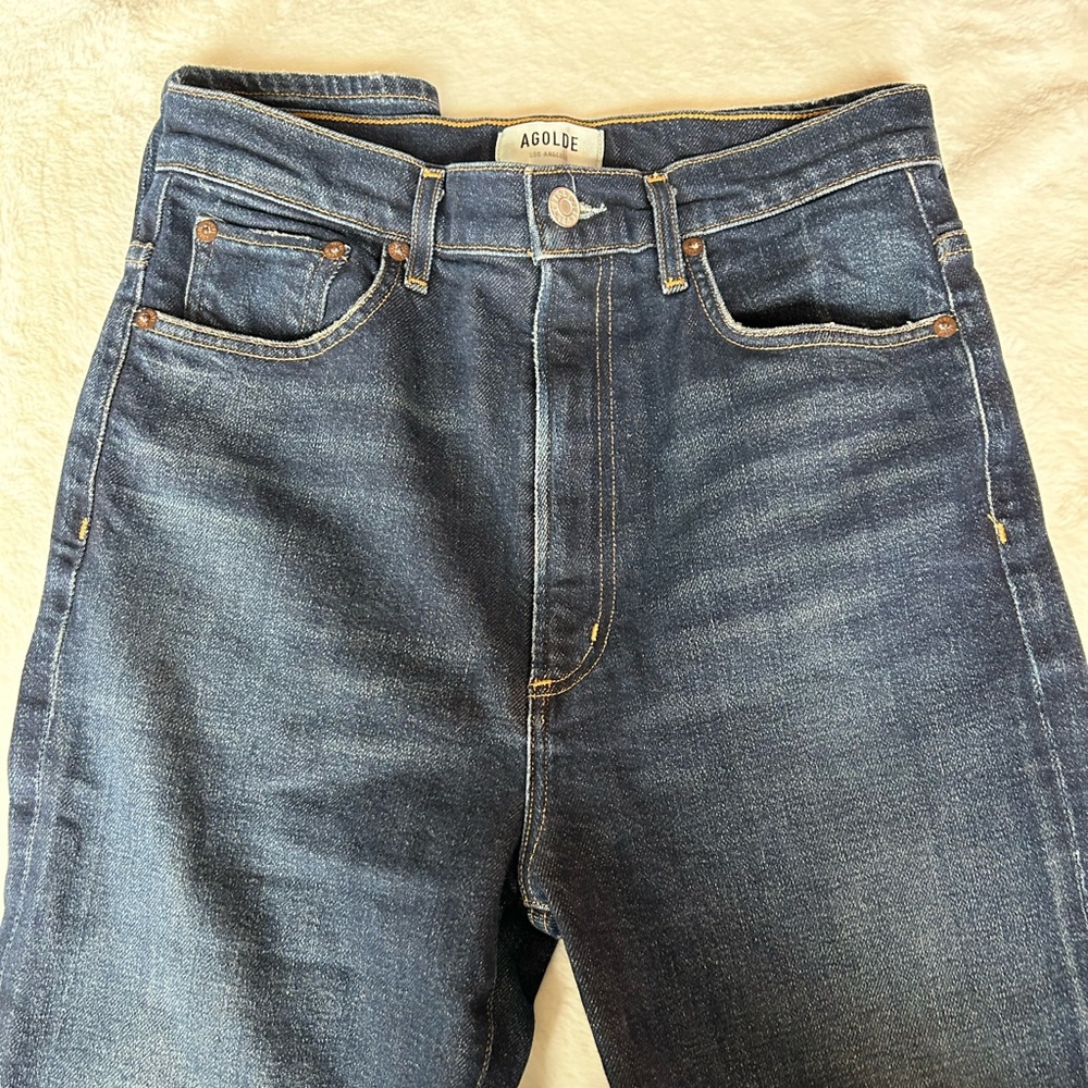 agolde pinch waist skinny jeans